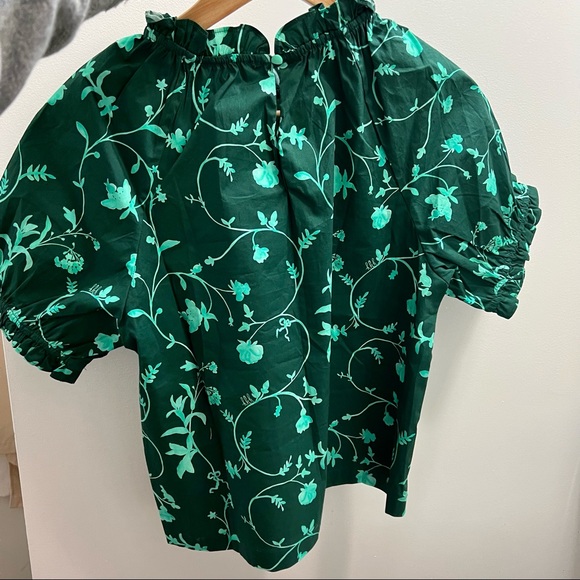 HILL HOUSE HOME Kit Top Green Botanical XS - Picture 5 of 5